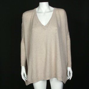 AUTUMN CASHMERE Oversize Casual Fit Sweater Sandy Beige sz Small (blemish) 974